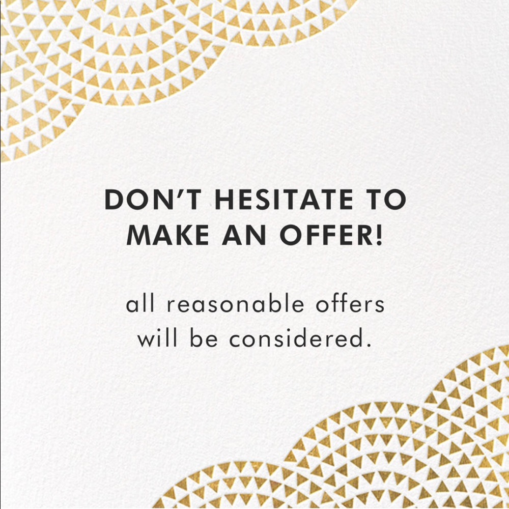 Please, feel free to make an offer!